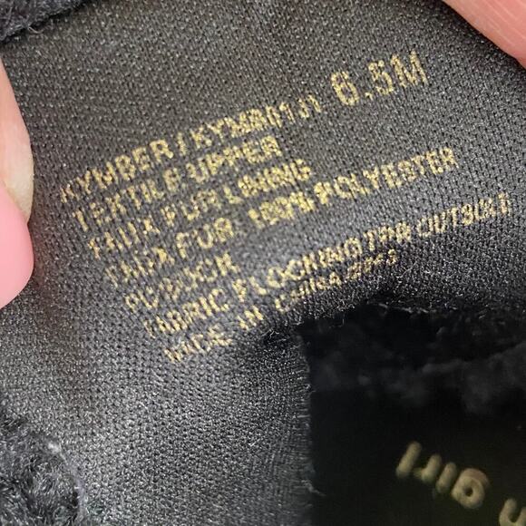 Madden Girl Kymber Ankle Boots Side Zip Faux Leather Faux Fur Black Size 6.5 - Picture 7 of 8